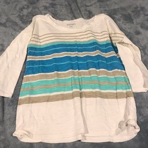 Tee, 3/4 length sleeves